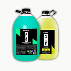 Kit Limpeza Automotiva Vonixx Sintra Pro + Vertex 5L Cada