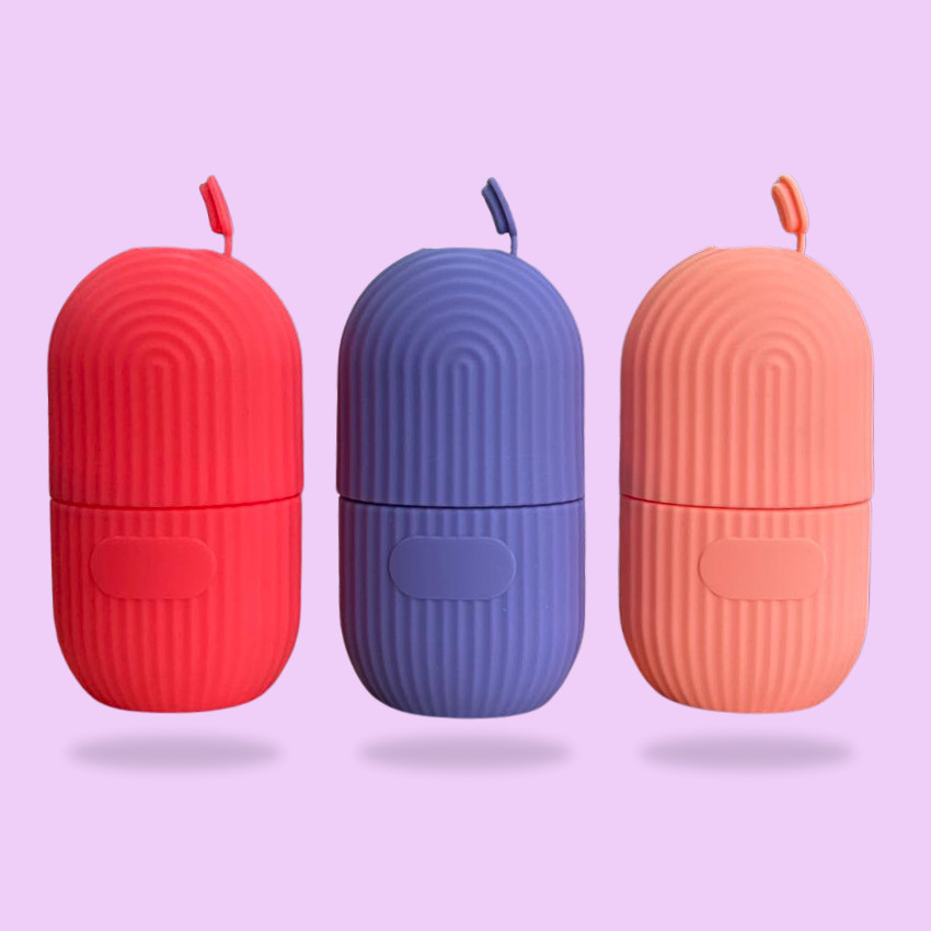 Rolo Facial De Gelo Massageador De Inchaço Reutilizável E À Prova De Vazamentos em Oferta na Shopee