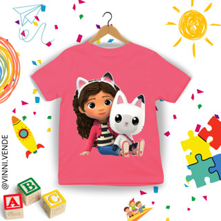 Camiseta Infantil Casa Mágica da Gabby e Pandy Paws Blusa 100% Algodão Juvenil Modinha Menina em Oferta na Shopee
