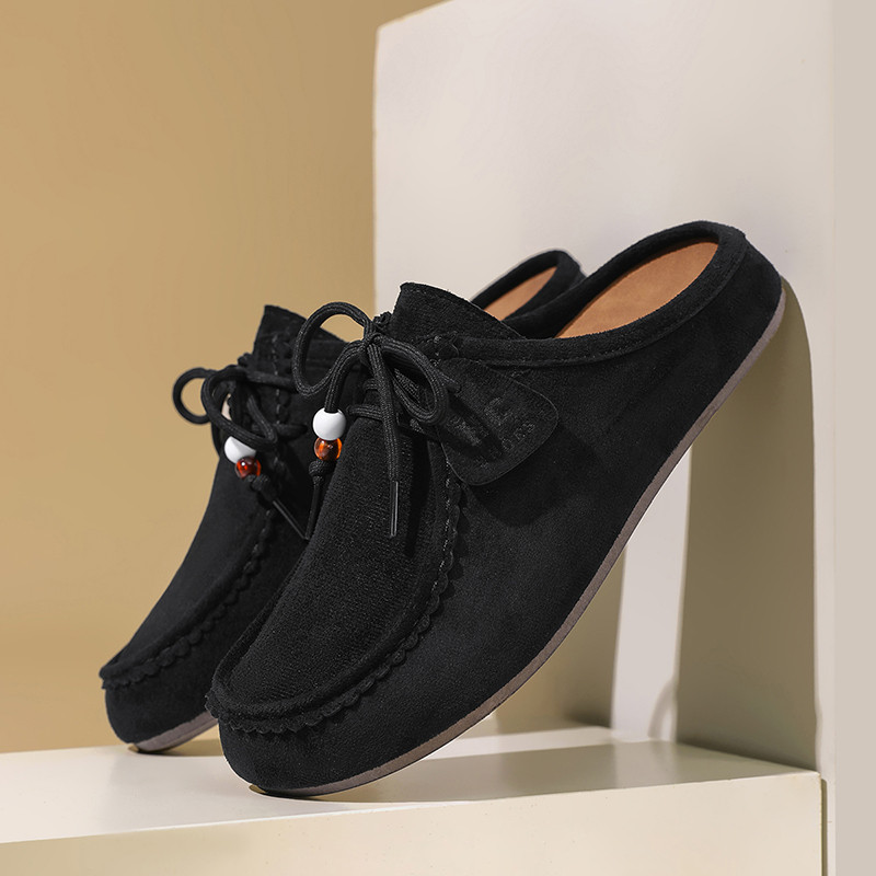 Imagem Chinelos Femininos Estilo Casal Verão Fechados Slip-On Moda Sapatos Femininos
