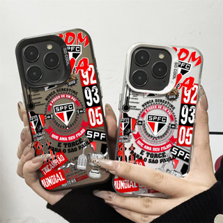 Capinha Capa de celular à prova de choque SPFC  Para iPhone 17 16 15 14 13 12 11 Pro Max XS Max Xr X 16plus 16E Case em Oferta na Shopee