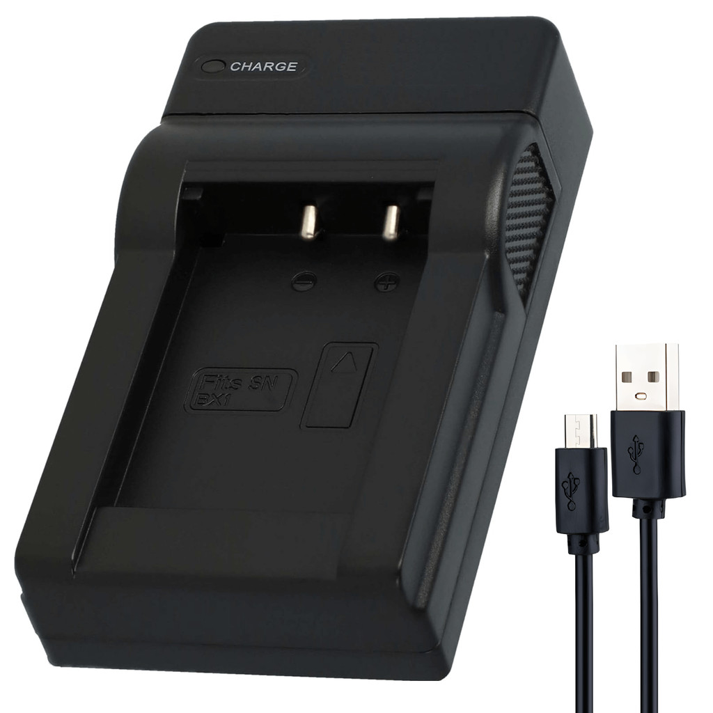Carregador USB BX1 para Baterias Sony NP-BX1 / M8 (USB)