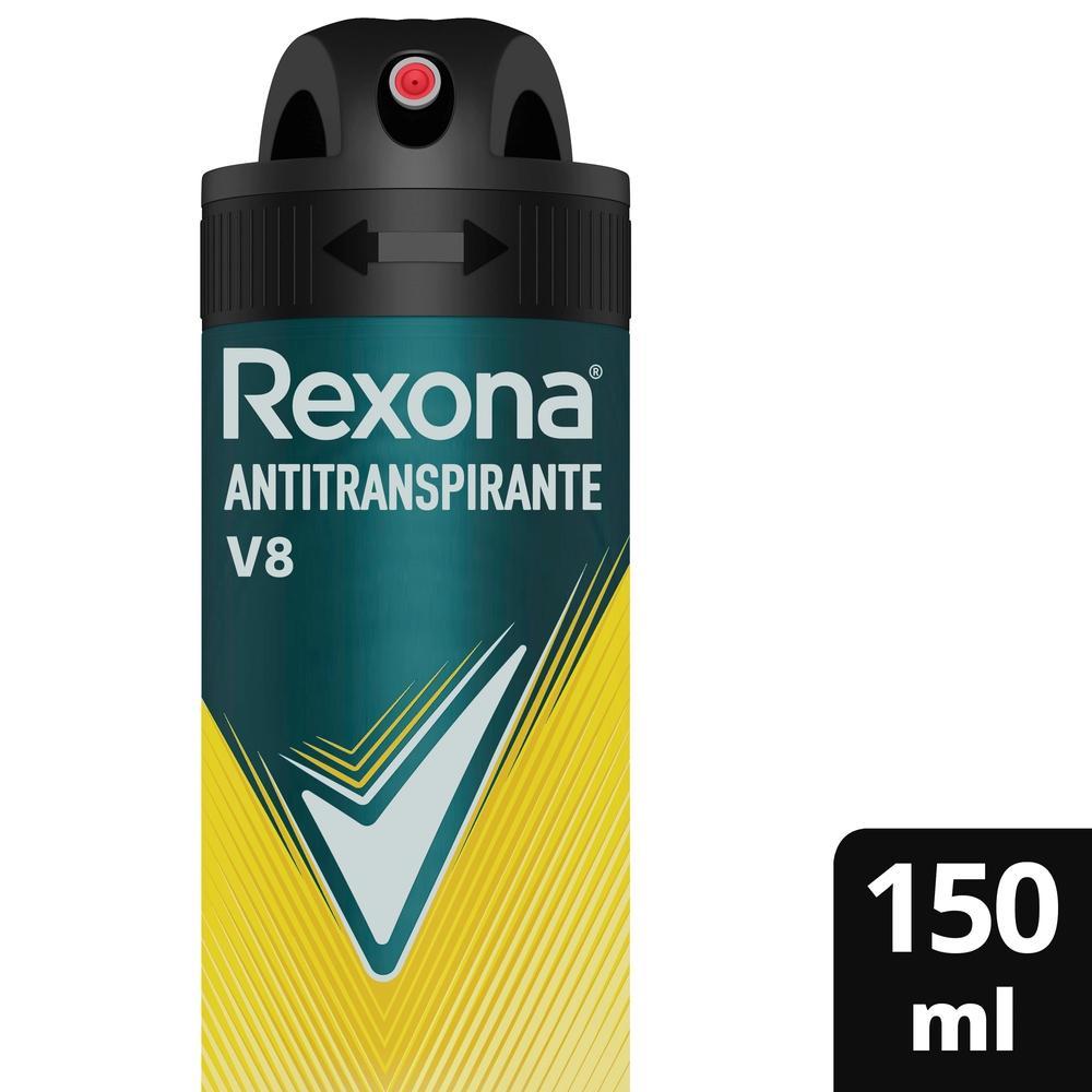 Desodorante Antitranspirante Rexona Men V8 150ml em Oferta na Shopee