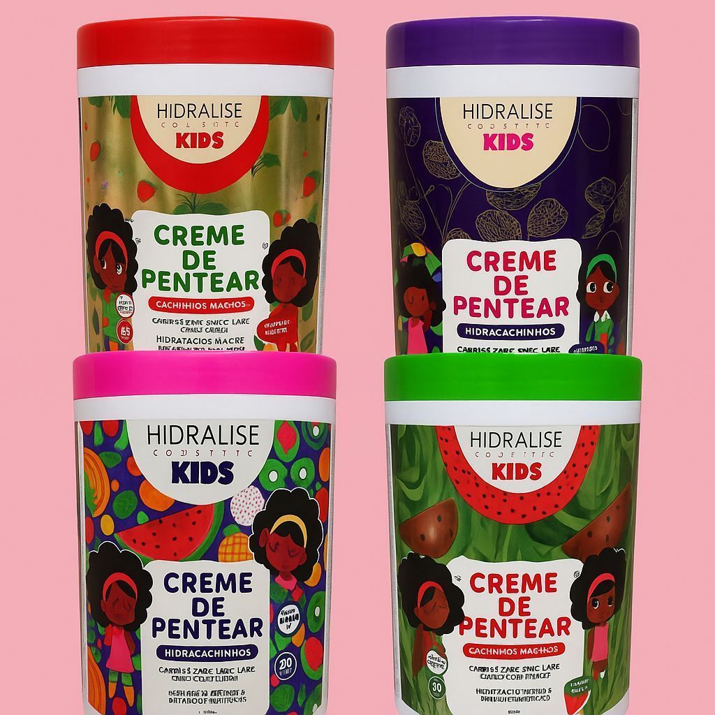 POTE De Creme para Pentear 1KG Cachos Sem Frizz Hidralise Brilho Definição Finalizador Cachinhos — imagem 2 de 2