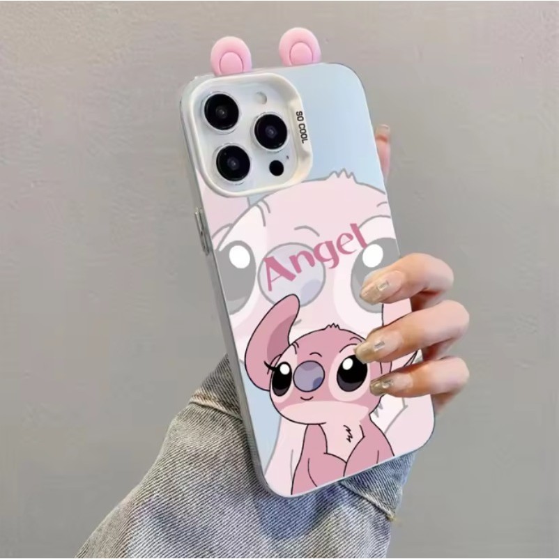 Para itel S25 Ultra S23 Plus A90 A80 A70 A60 A50 A50C A48 A05S RS4 P65 P38 P36 Pro Ponto Bonito E Anjo IMD Luxo Orelhas