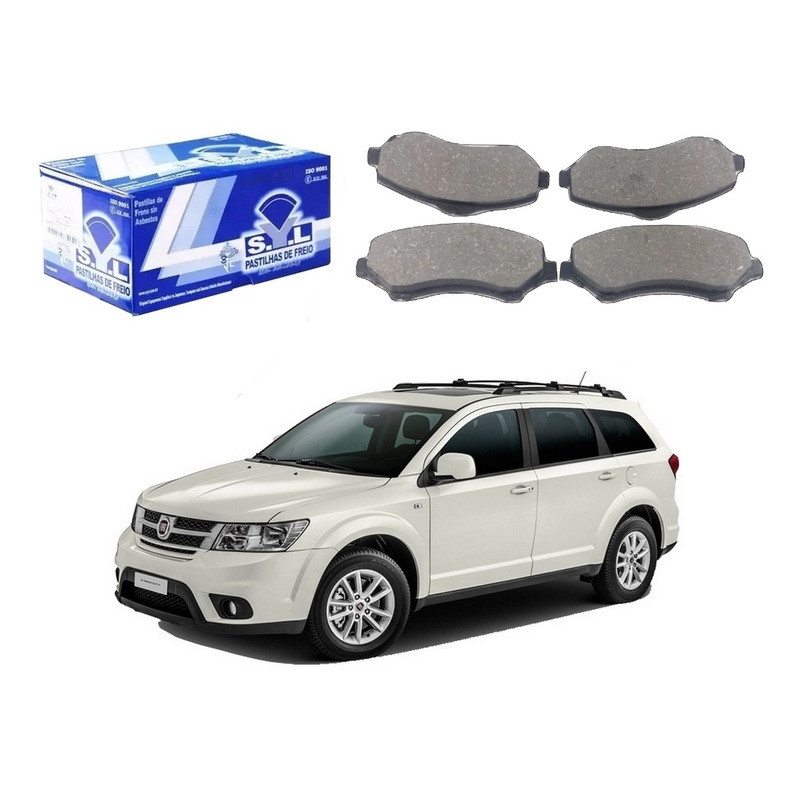 Pastilha Freio Dianteira, Freemont Emotion 2.4 2011 A 2012 em Oferta na Shopee