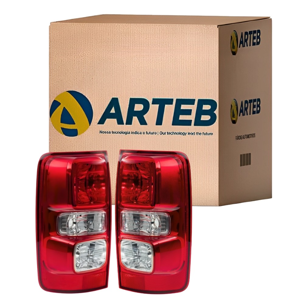 Par Lanterna Traseira S10 2012 2013 2014 2015 2016 2017 2018 Original ARTEB