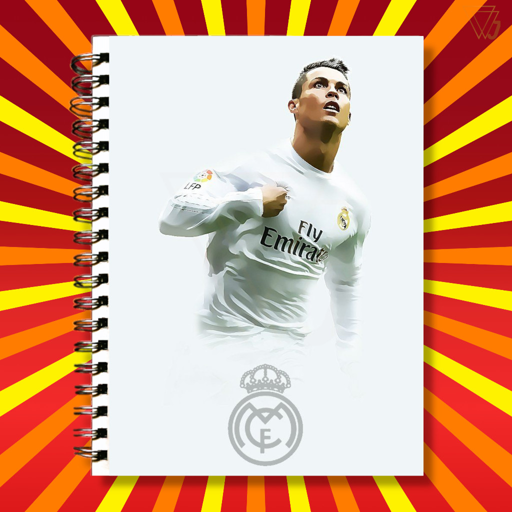 Adesivo Para Capa de Caderno Cristiano Ronaldo CR7 Excelente Qualidade Jogador Top
