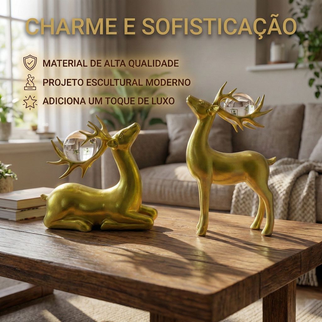 O que é Escultura Dourada para Aparador? Guia e Onde Comprar | BuscaProdutos