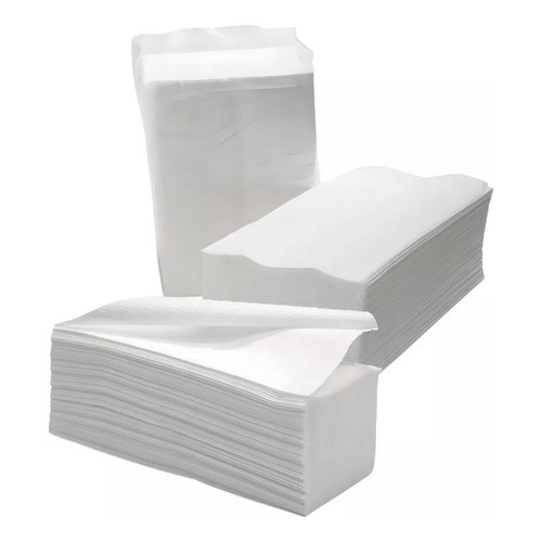 Papel Toalha Interfolhado Branco 1000 Folhas Econômico