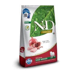 N&D Prime para Cães Adultos de Raças Grandes e Gigantes Sabor Frango e Romã 10,1Kg