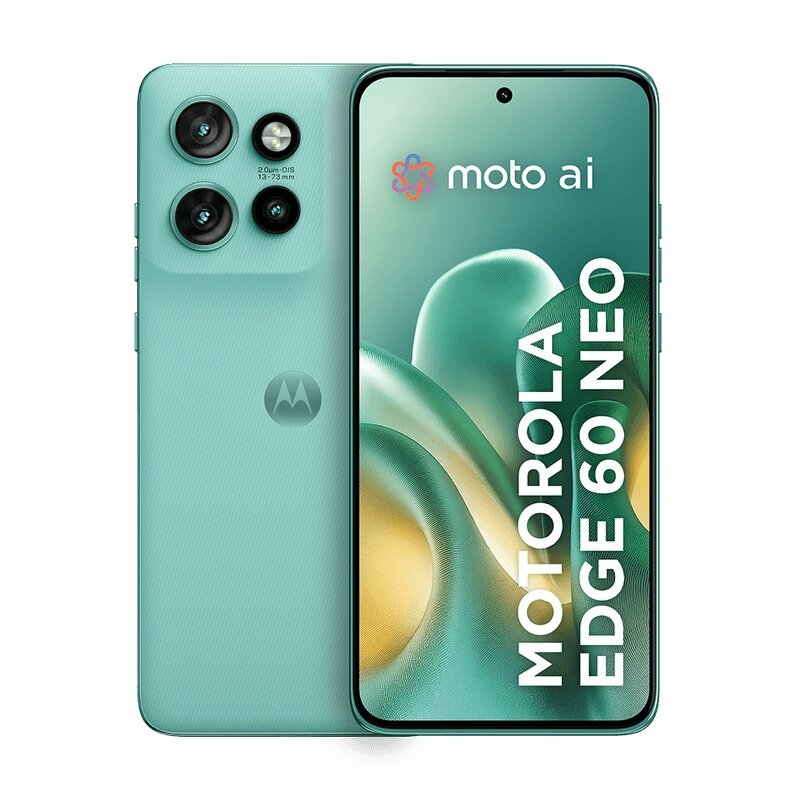 Smartphone Motorola Edge 60 Neo 5G - Menta, 256GB, 24GB (12GB RAM + 12GB RAM Boo