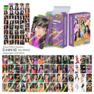 30-124pcs KATSEYE 2026 Saudações Da Temporada Cartões Fotográficos Holográfico Internet Girl Laser Lomo SOPHIA DANIELA M em Oferta na Shopee