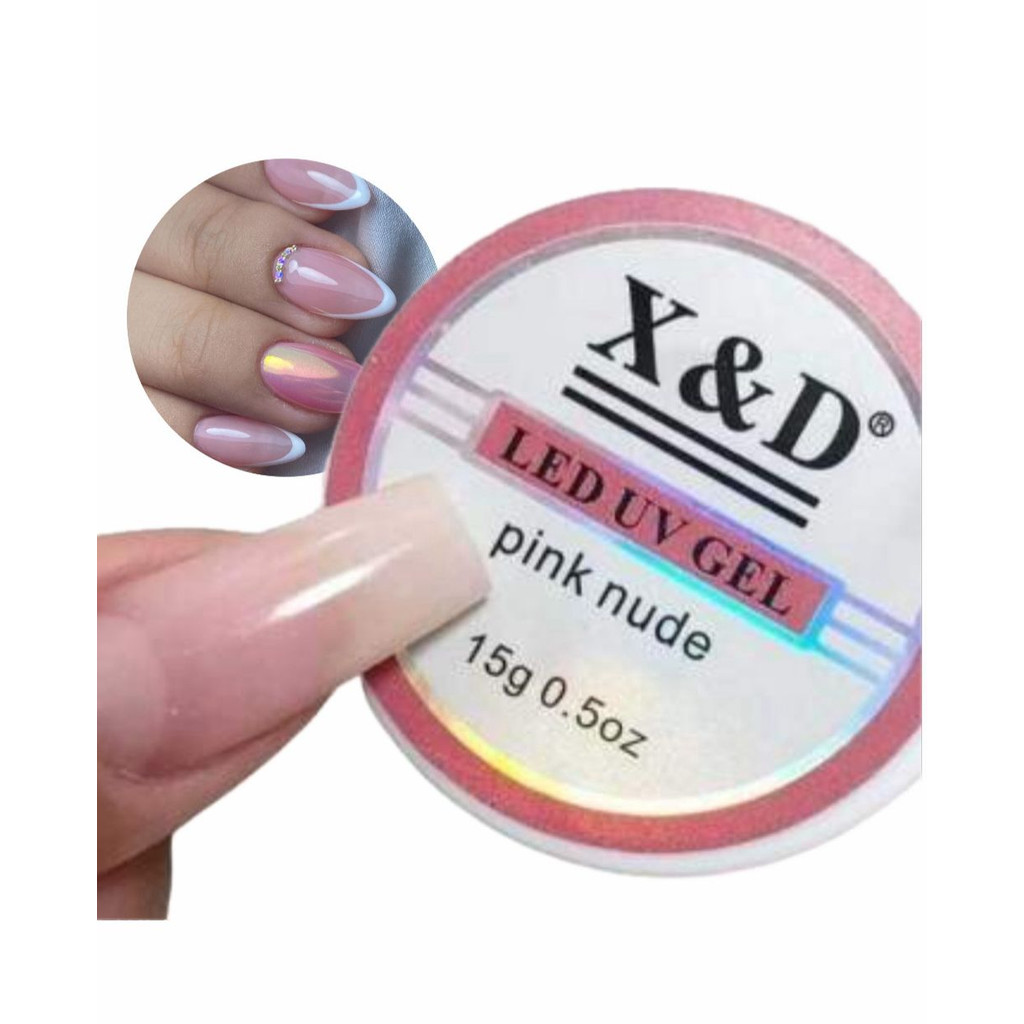 Gel Acrigel X&D UV LED 15g para Extensão e Alongamento de Unhas em Oferta na Shopee