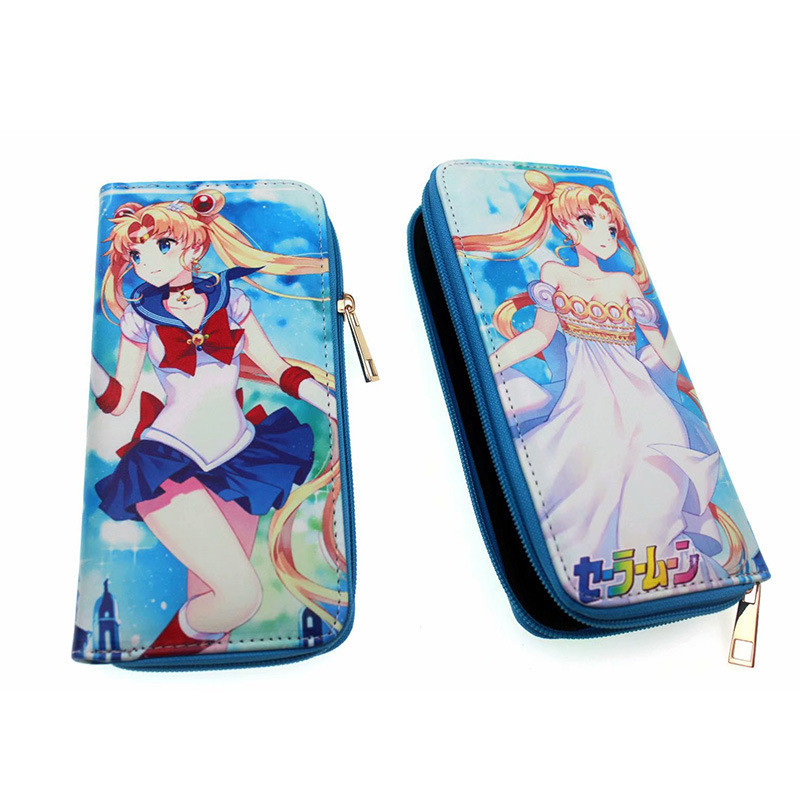 Carteira masculina GA7X Sailor Moon Hare Carteira longa