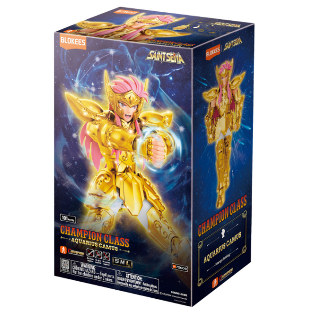 Blokees Saint Seiya Champion Aquarius Camus Cavaleiros Zodia