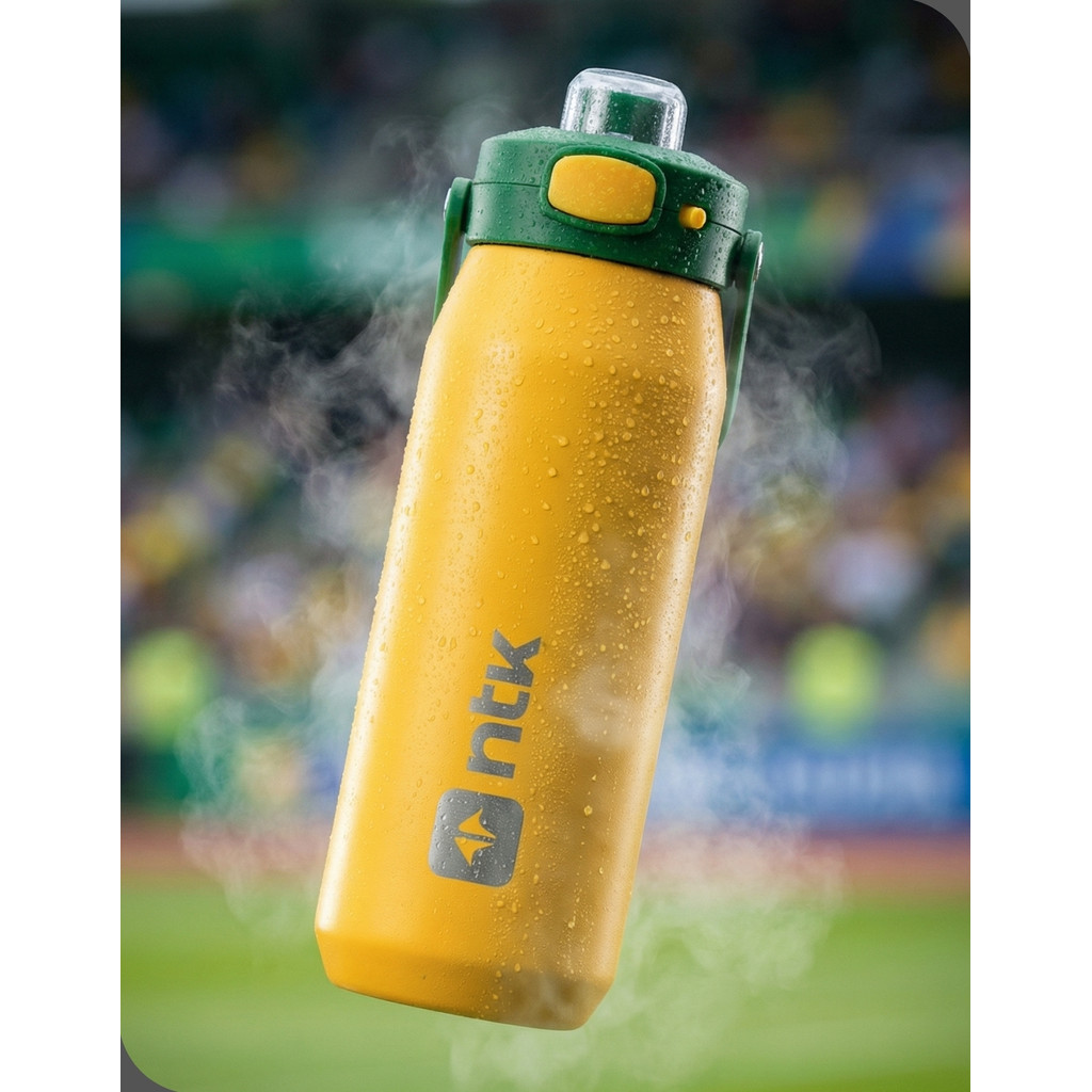 Garrafa Térmica Isomax 750 ml Nautika com Alça Boa para Esportes Trilha Camping Bike