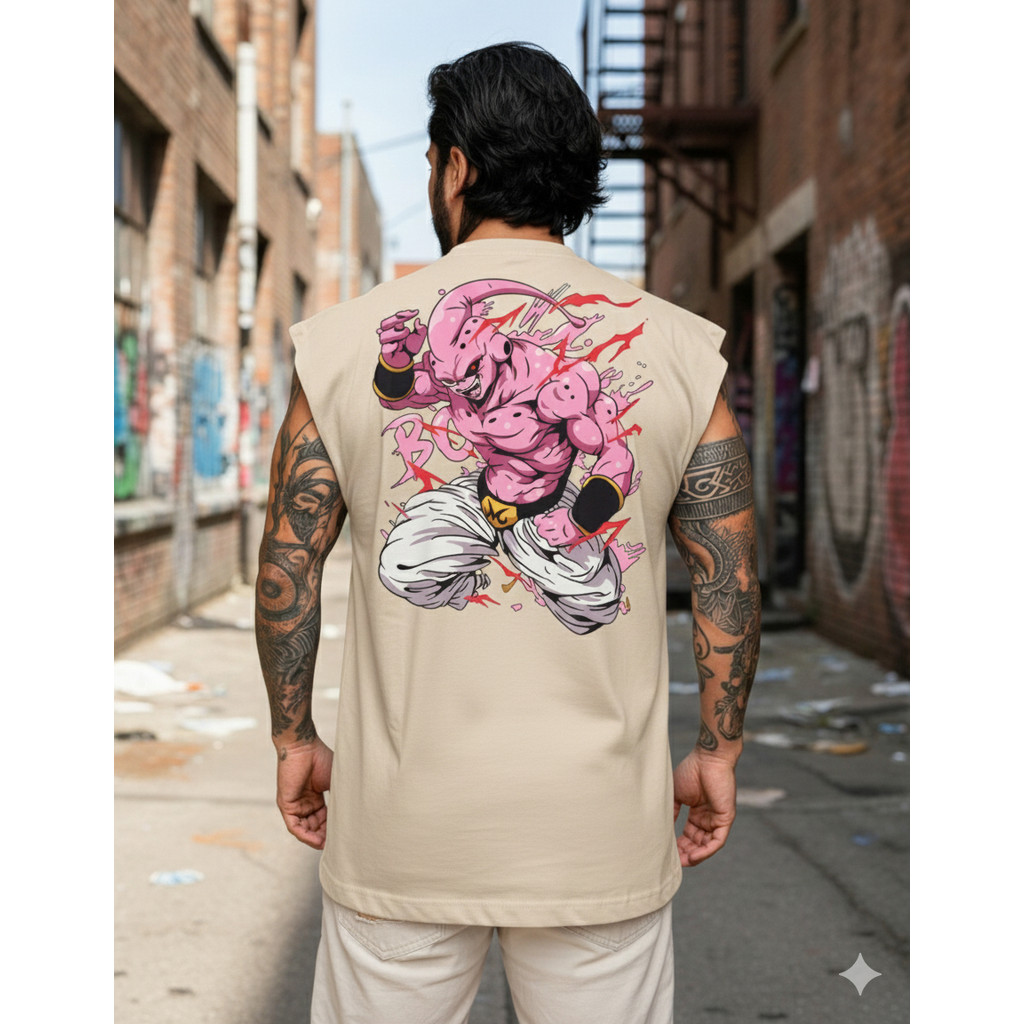 Regata Machao Majin Boo Treino 100% Algodão 30.1 Premium Lev