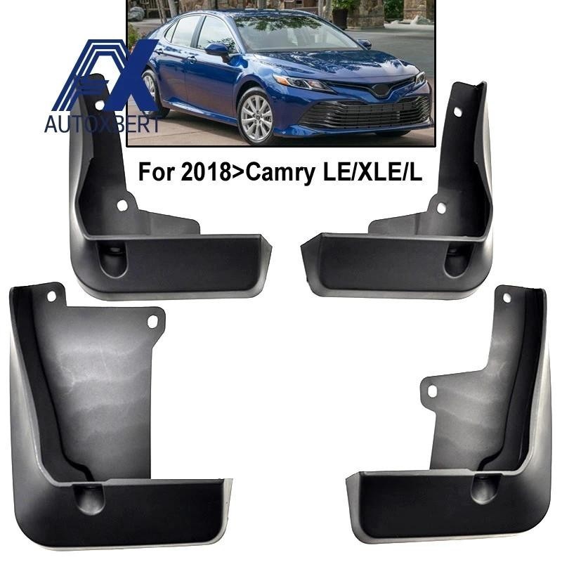 Para Toyota Camry 2018 L Le XLE 4Pc Frente Traseira Mudflaps Lama Guarda Aleta Acessórios Do Carro Peças Fender Carros F