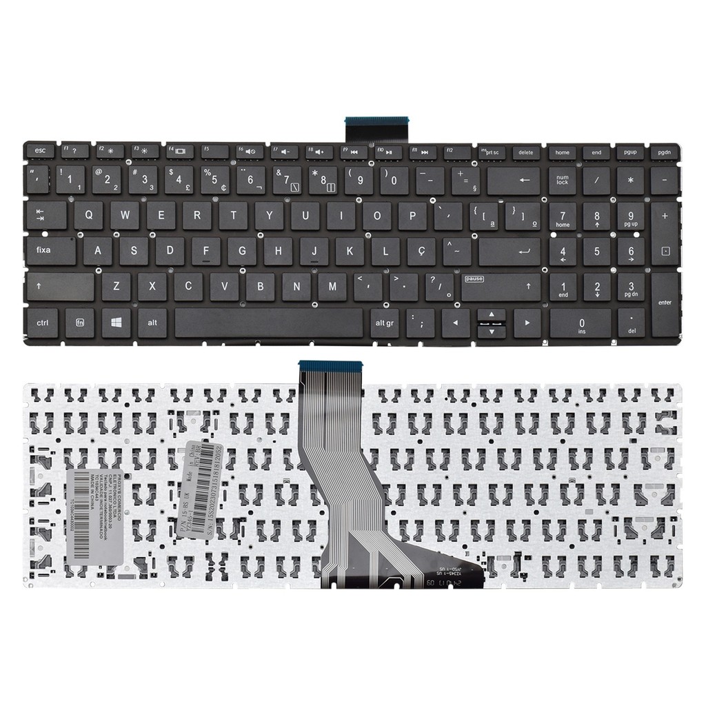 Teclado para Notebook HP 15-BS | Preto ABNT2 em Oferta na Shopee
