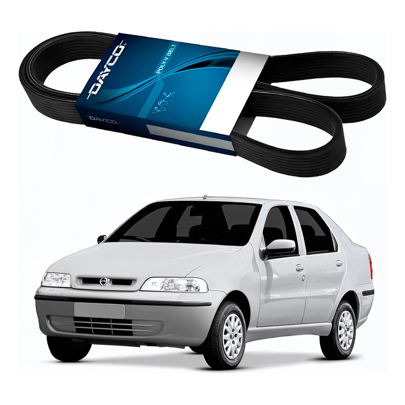 Correia Alternador Siena 1.0 1.3 8v 2001 A 2004 em Oferta na Shopee