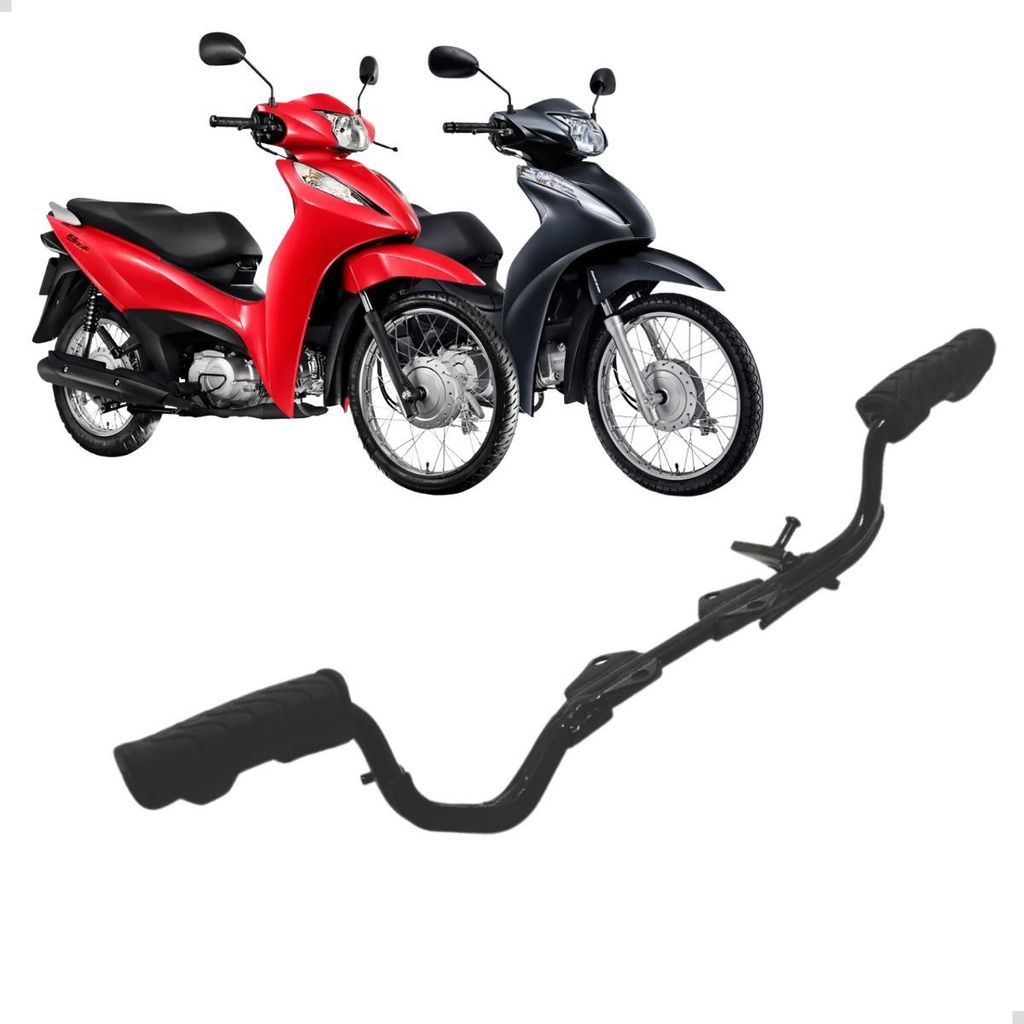 Estribo Pedal Apoio Biz 100 2013 a 2015 Biz 110 2016 a 2021 C/Borracha em Oferta na Shopee