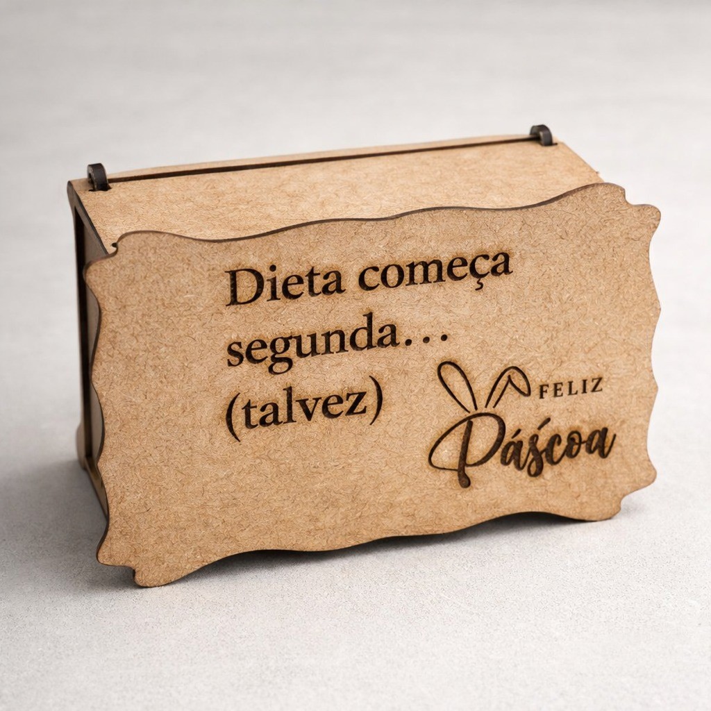 kit com 5 Porta Caixa de bombom  Feliz Páscoa coelhinho mdf CRU Pascoa infantil caixa divertida pascoa