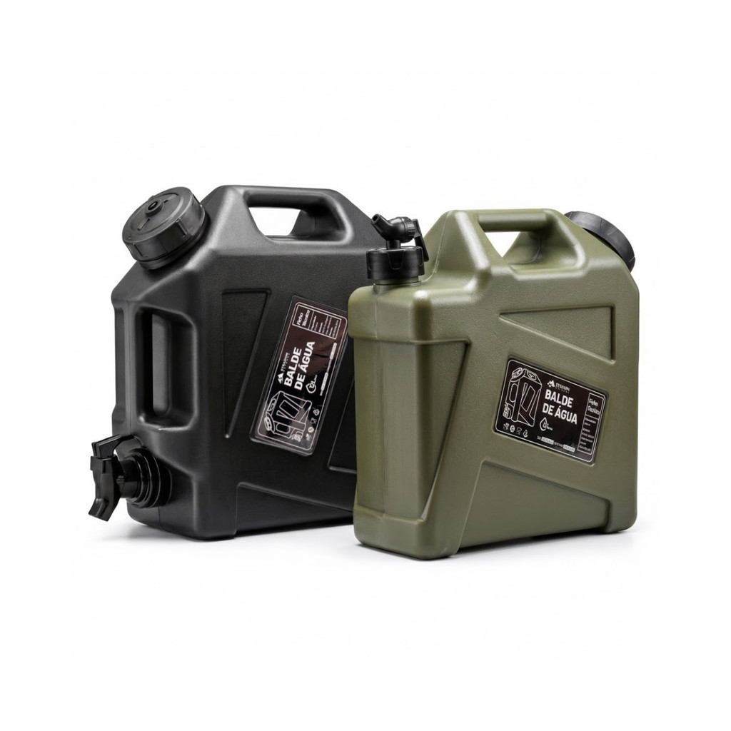Galão de Água Portátil para Camping Trilhas e Viagens ao Ar Livre com Torneira