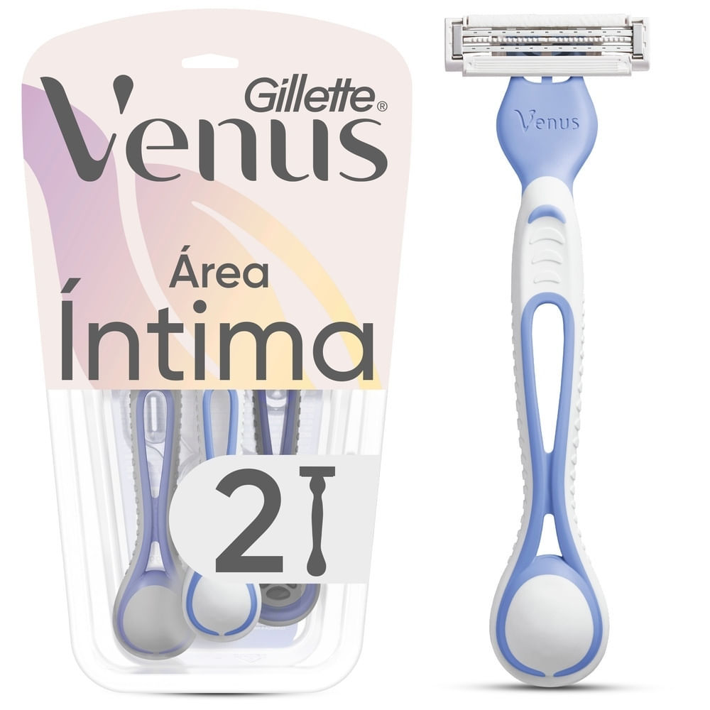 Aparelho de Depilar Gillette Venus Íntima 2 Unidades