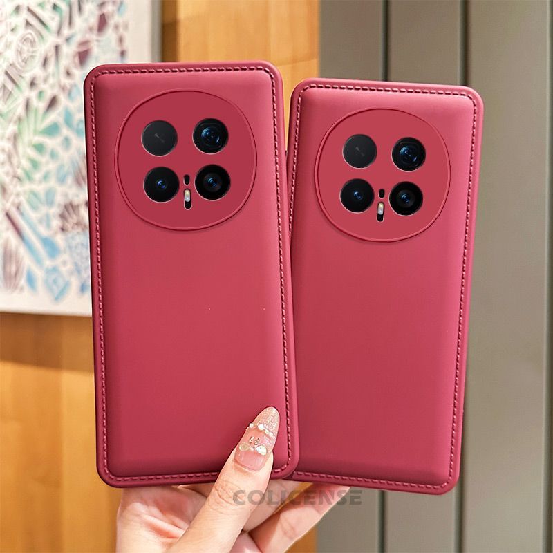 Capa para Telefone FOR HONOR MAGIC8, Capa Protetora Premium Vermelho Vinho para MAGIC8PRO, Silicone Moderno