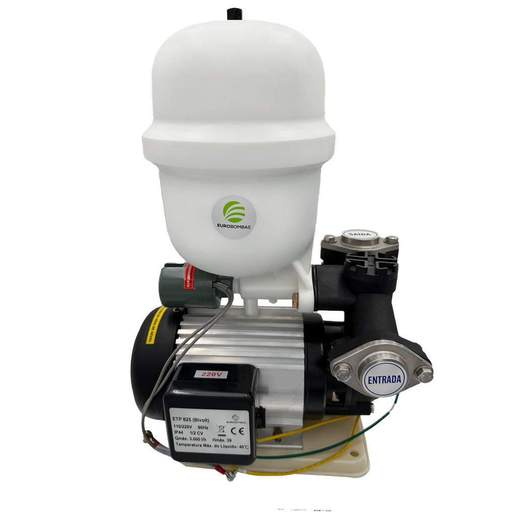 Pressurizador de Água Eurobombas ETP 825 370W Bivolt 110/220V