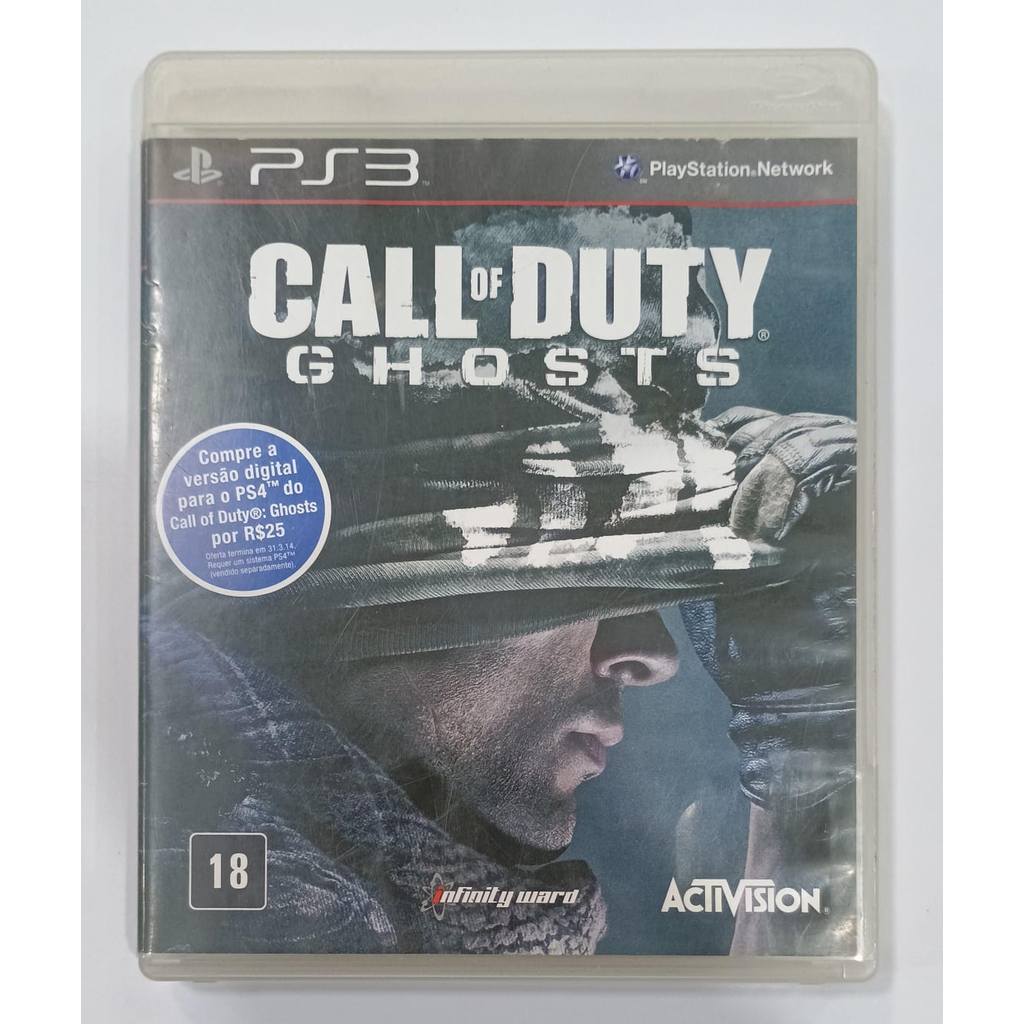 JOGO PS3 CALL OF DUTY GHOST FISICO-USADO