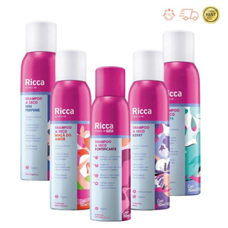 Shampoo a Seco Ricca 150mL - Escolha Seu Preferido em Oferta na Shopee