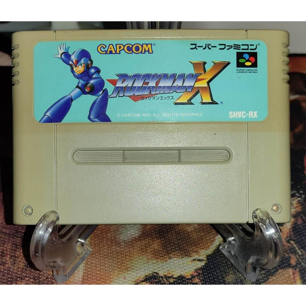 Jogo Rockman X Original Super Famicom / Super Nintendo Snes Funcionando 100% ,game,fita,cartucho.