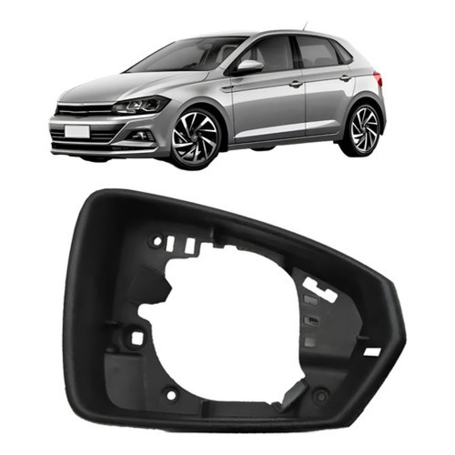 Aro MOLDURA COM FURO PISCA Retrovisor Polo E Virtus 2017 A 2026