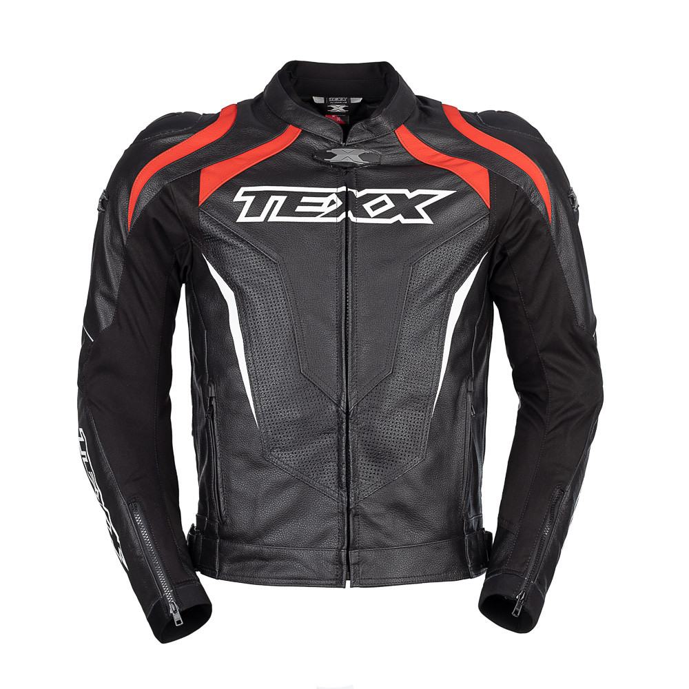 Imagem Jaqueta Moto Couro Texx Sniper V3 Masculina CE com Cupim
