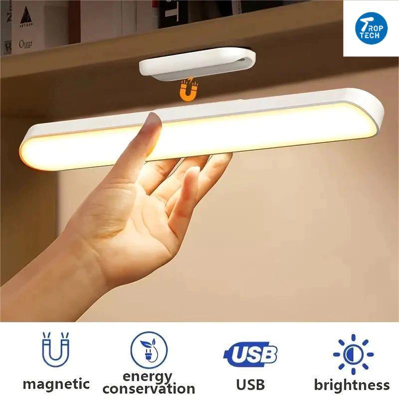 Lâmpada de LED Recarregável com Base Magnética, para Sobrepor, Sem Fio, Toque e Luz Ajustável em Oferta na Shopee