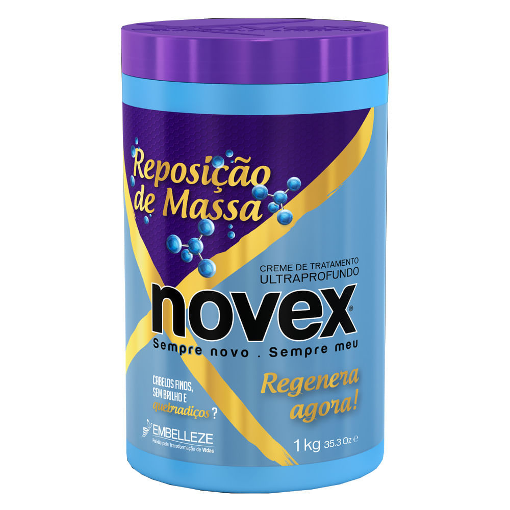 Máscara Capilar De Tratamento Novex Repositor De Massa 1kg em Oferta na Shopee