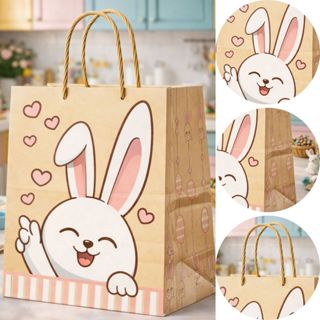 40 SACOLA COELHO CORAÇÃO PP 13,5X8X19CM 3285(LC) PASCOA 2026 em Oferta na Shopee