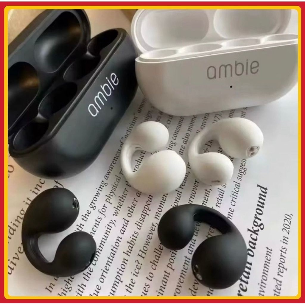 Fones De Ouvido Sound Earcuffs Condução De Ossos Ambie Sem Fio Bluetooth 5.2