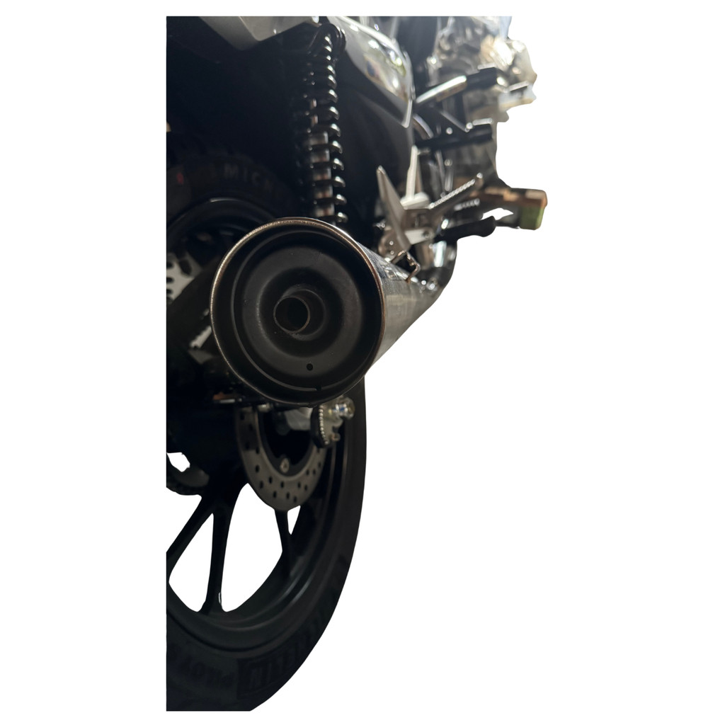 Escapamento Com Ronco Xt 660 Para Cg Titan 160 Fan Start 160 Polimet — imagem 2 de 2