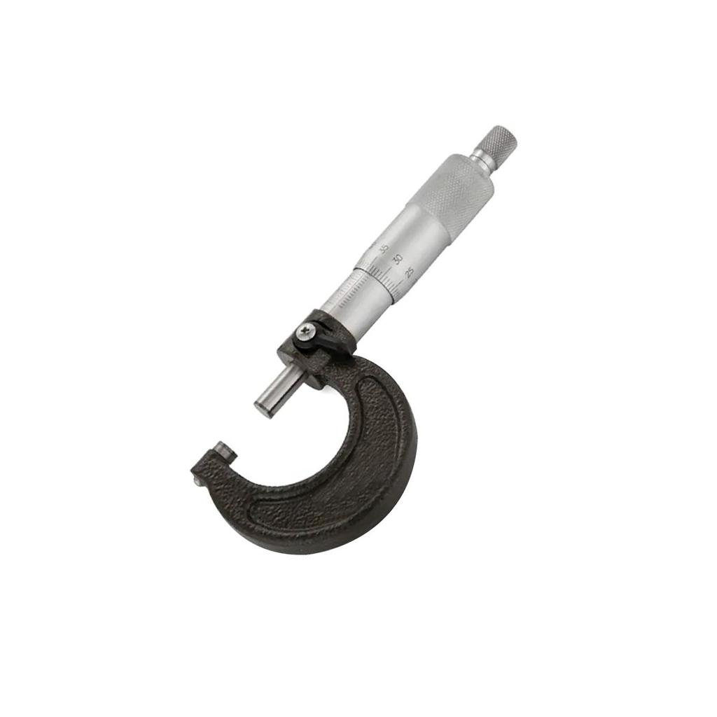 Micrômetro Externo Analógico Profissional 0-25mm Precisão 0,01mm Metrologia Mecânica Metalurgia