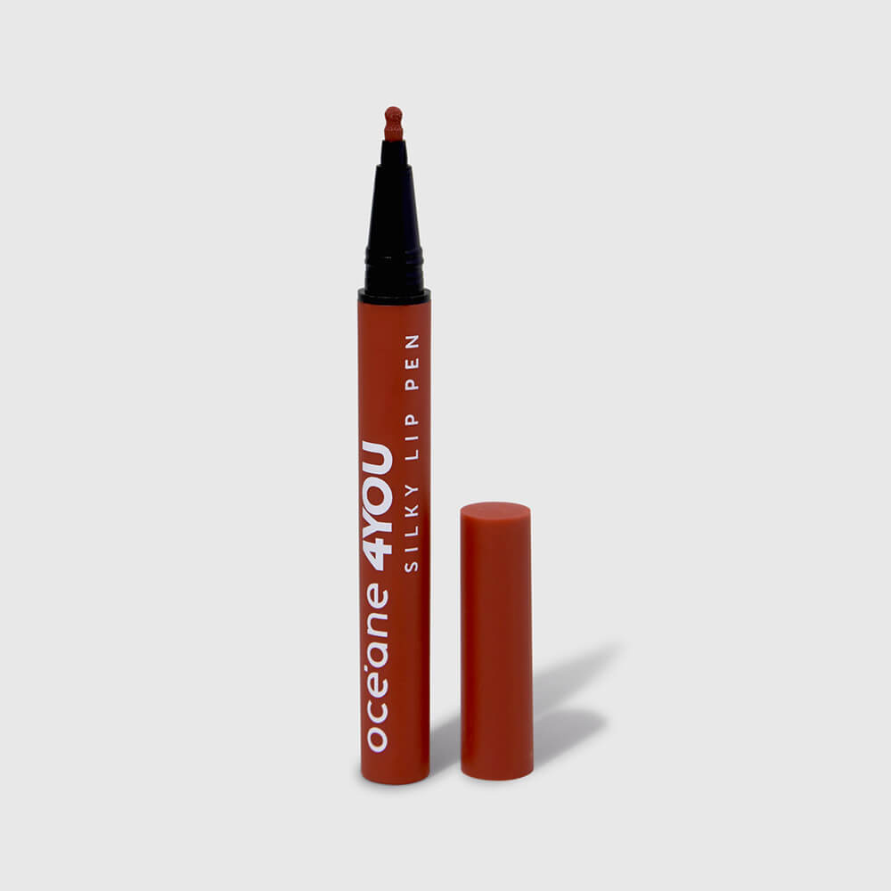 Caneta Batom Nude - Silky Lip Pen Mauve 4you 0,6ml em Oferta na Shopee