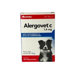 Alergovet C 1,4mg 10 Comprimidos - Coveli
