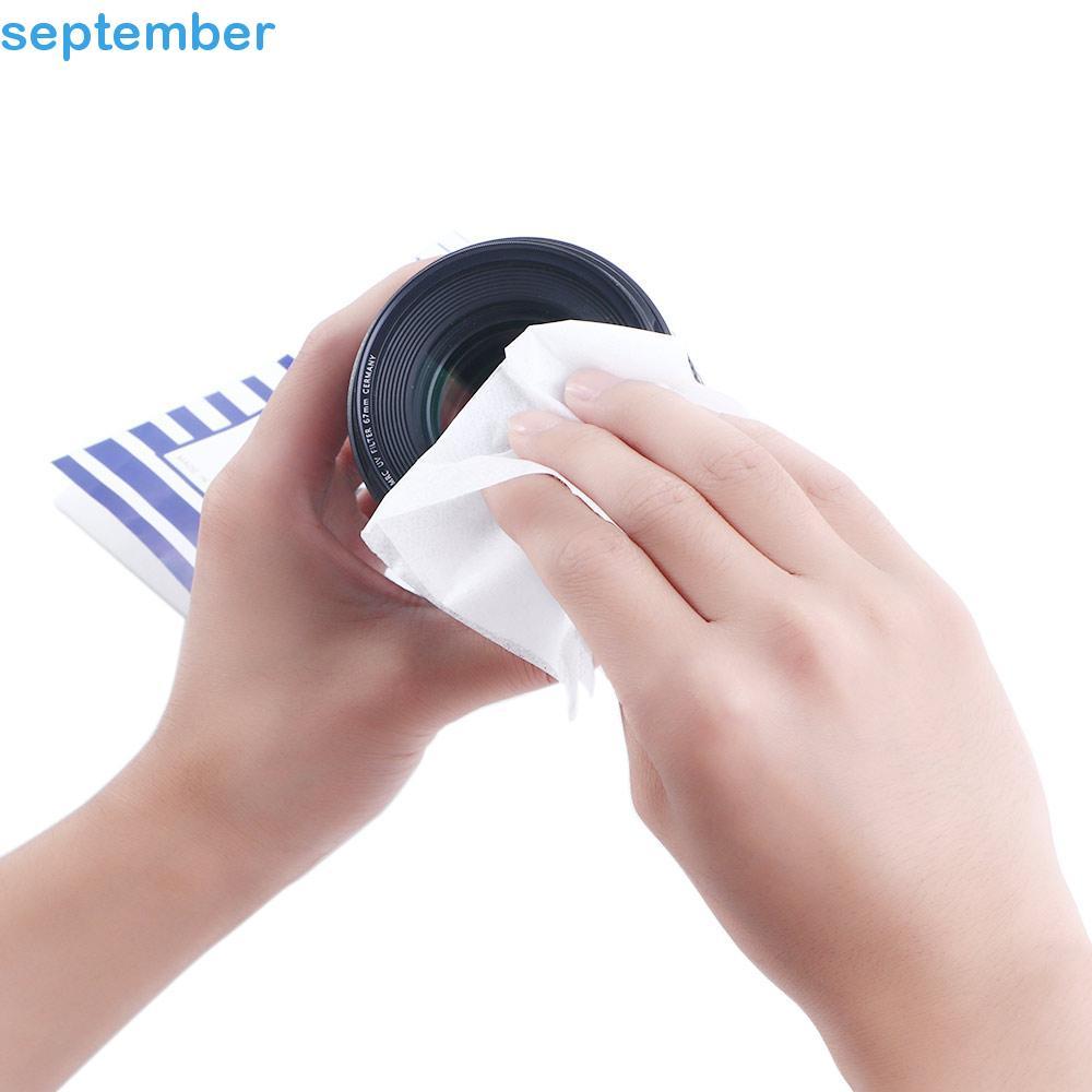 Ferramenta De Limpeza De Tecido Para Lente De Câmera SEPTEMBERB Tela 50 Folhas Acessórios Microscópio Toalhetes Livreto