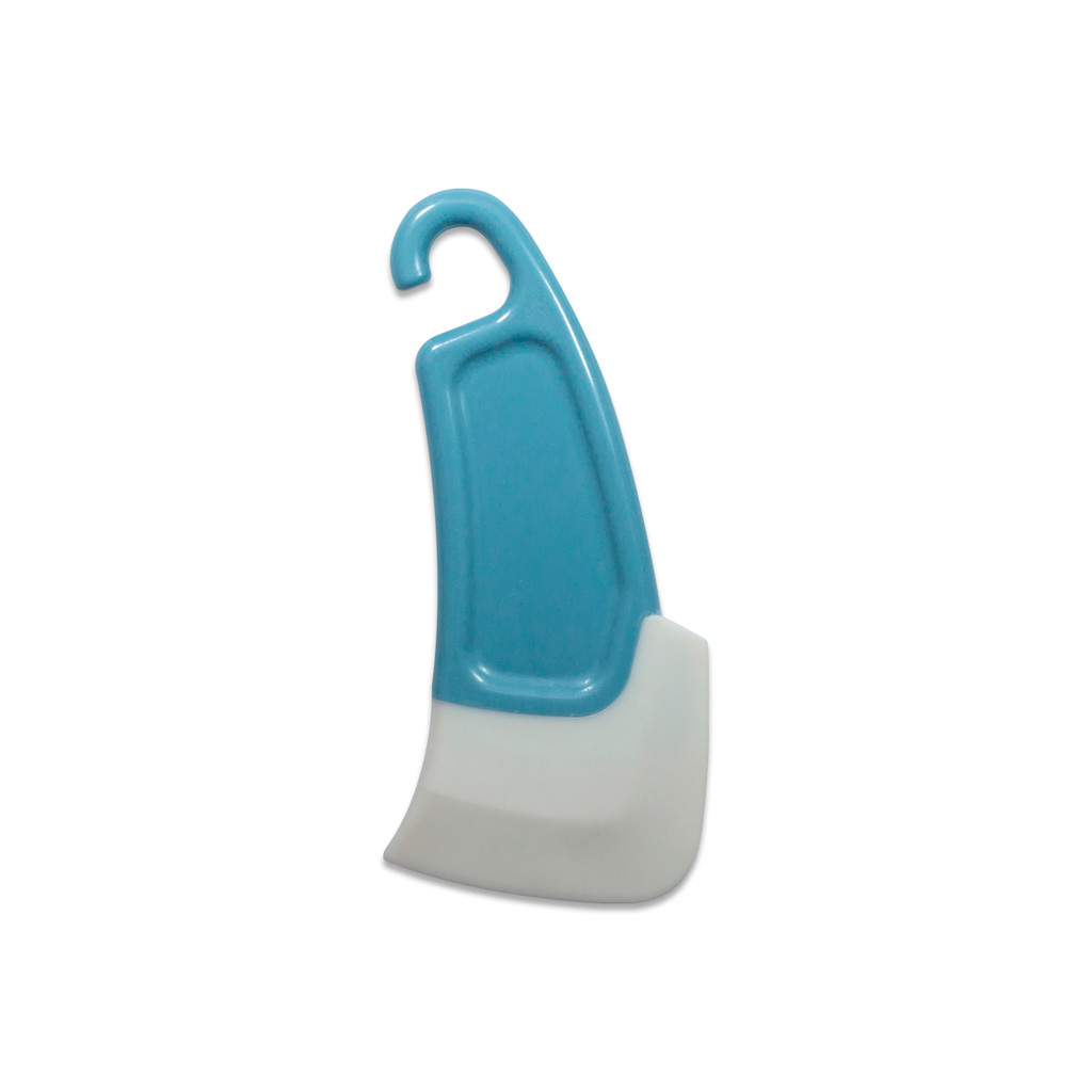 Raspador de Silicone Para Limpeza Azul Oikos