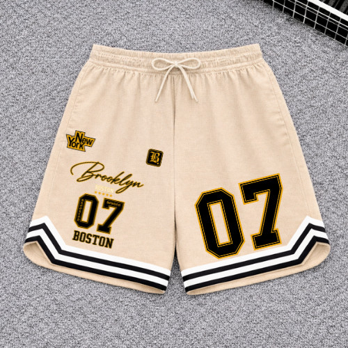 Short Basquete Masculino Dry Fit Brooklyn 07 Streetwear New York Boston Academia Treino Corrida Confortavel