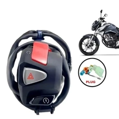 Punho Partida Pisca Alerta Titan 160 Fan 150 Modelo Cb 500
