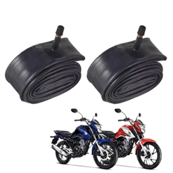 Kit C/ 2 Câmara Ar Pneu 18 Moto Cg Titan Fan 125 150 160 Todas