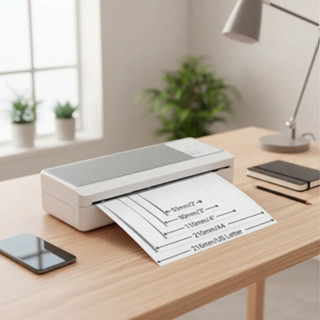 Impressora Térmica A4 Sem Fio Portátil Sem Tinta Bluetooth Branco Profissional Documentos 5v Tatoo em Oferta na Shopee